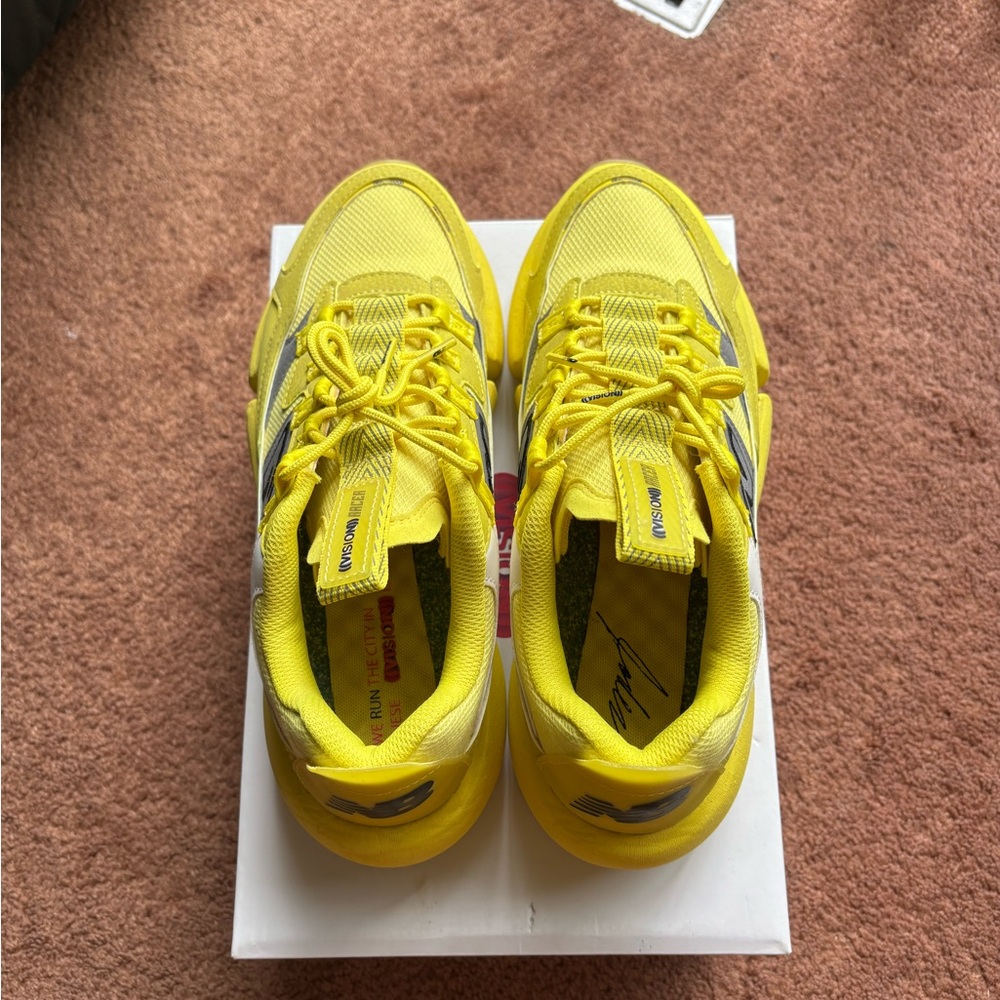 New Balance Vision Racers Yellow Sneakers - Picture 5 of 9